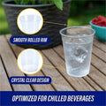 Genuine Joe 9 oz Clear Plastic Cups, 50 / Pack, GJO58233
