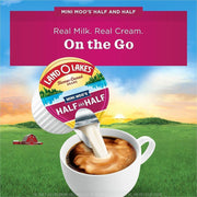 International Delight Land O Lakes Mini Moo's Half & Half Cream Singles, 1 Carton