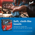 Kimberly-Clark Scott Original Shop Towels, Blue, 8 / Carton, KCC75190