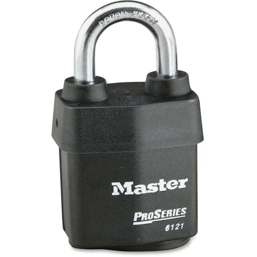 Master Lock Pro Series Rekeyable Padlock, Black, 6EA/BX 4BX/CT — view 1