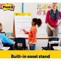 3M Post-it Tabletop Easel Pad with Primary Lines, 20" x 23", 1 Pad, MMM563PRL
