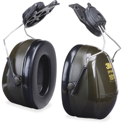 3M Peltor Optime Earmuff Cap-Mount Headset, Black, 10EA/CT — view 1