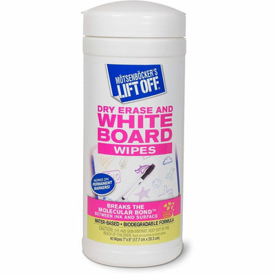 Motsenbocker's Liftoff M�tsenb�cker's Lift Off Motsenbocker Lift Off Dry Erase Brd Cleaner Wipes, 180 / Carton, MOT42703