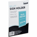 Nu-Dell Golite Cubicle Sign Holder, Clear, NUD37085Z