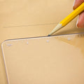 Officemate Transparent Clipboard, Clear, 8 1/2" Width x 11" Length, OIC83016