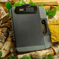 Officemate Portable Storage Clipboard with Calculator, Charcoal Black, OIC83302