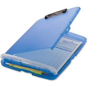 Officemate Slim Clipboard Storage Box, Blue, 8 1/2" Width x 11" Length, OIC83304