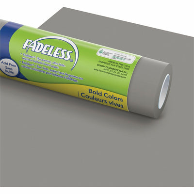 Dixon Ticonderoga Fadeless Bulletin Board Art Paper, Pewter, 1 Roll — view 1