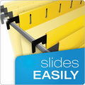 TOPS Pendaflex SureHook 1/5 Tab Cut Legal Hanging Folder, Yellow, 8 1/2" Width x 14" Length, 20 / Box, PFX615315YEL