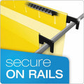 TOPS Pendaflex SureHook 1/5 Tab Cut Legal Hanging Folder, Yellow, 8 1/2" Width x 14" Length, 20 / Box, PFX615315YEL