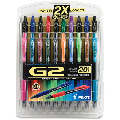 Pilot G2 20-Pack Premium Gel Ink Retractable Pens — view 1