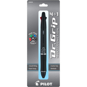 Pilot Dr. Grip Multi 4Plus1 Retractable Pen/Pencil, 0.5 mm, 2HB, PIL36220
