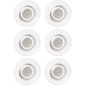 ACCO Quartet Large Glass Board Magnets, Clear, 6 / Pack, QRT85391