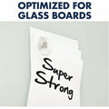 ACCO Quartet Large Glass Board Magnets, Clear, 6 / Pack, QRT85391