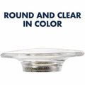 ACCO Quartet Large Glass Board Magnets, Clear, 6 / Pack, QRT85391