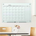 ACCO Quartet Infinity Magnetic Glass Dry-Erase Calendar Board, White, QRTGC4836F