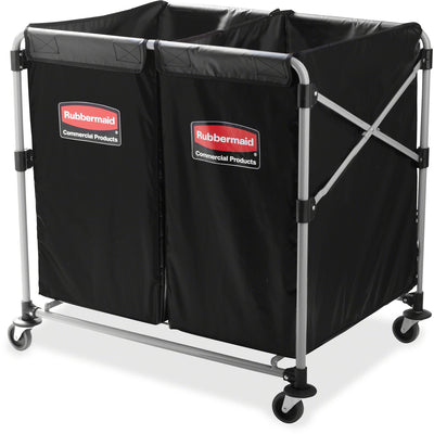 Rubbermaid Commercial Collapsible X-Cart, Black, /CT — view 1