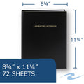 Roaring Spring Paper Spring 4x4 Graph Single Copy Lab Book with Numbered Pages, 11 1/4" x 8 3/4", ROA77160