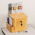 Safco Bamboo Suggestion Box, Natural, SAF4237NA