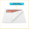 Sparco Pre-Labeled Waterproof Packing Envelopes, White, 1000 / Box, SPR41926