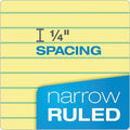 TOPS Ampad Evidence Narrow Ruled Dual Pad, 8 1/2" x 11 3/4", 1 Pad, TOP20246