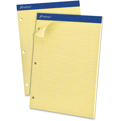 TOPS Ampad Evidence Narrow Ruled Dual Pad, 8 1/2" x 11 3/4", 1 Pad, TOP20246