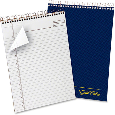 TOPS Ampad Gold Fibre Wirebound Legal Pad, 8 1/2" x 11 3/4", 12EA/CT — view 1