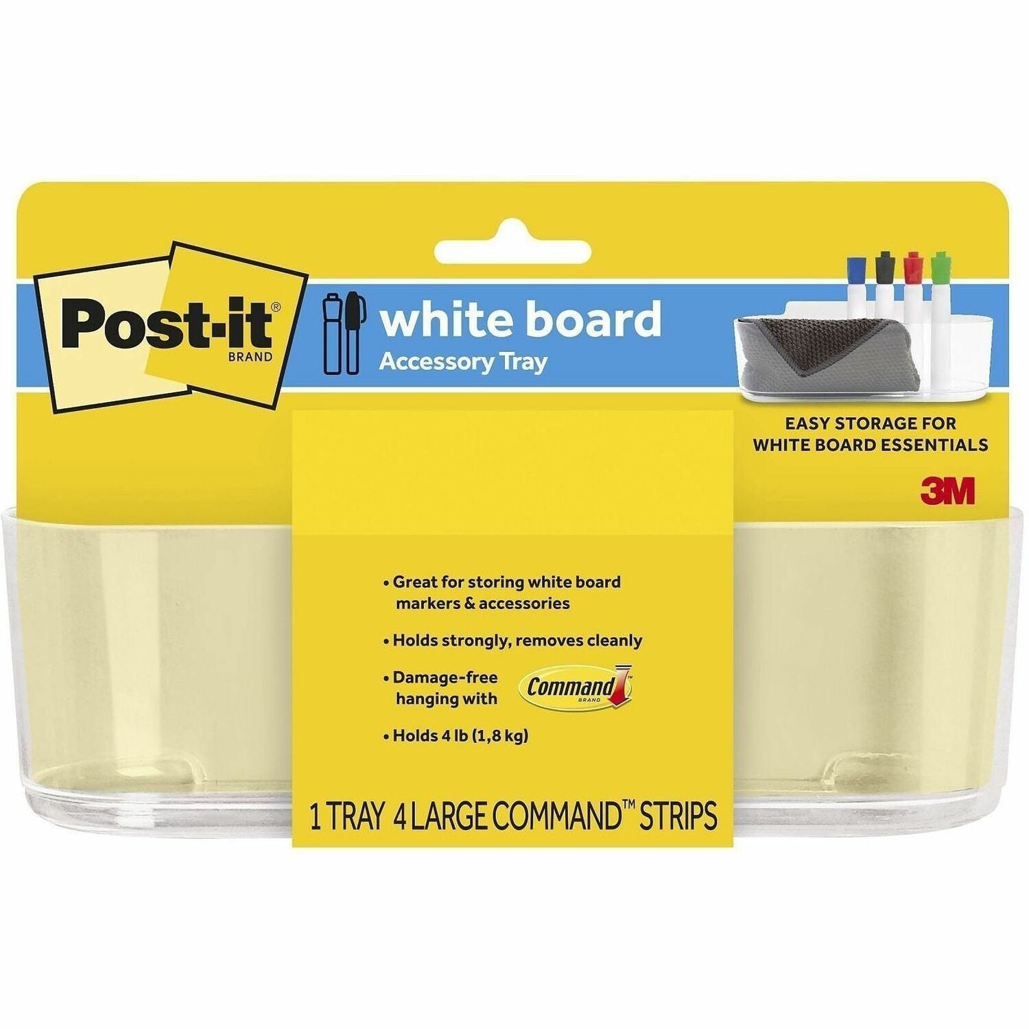 Post-it® Dry-Erase Accessory Tray, 1 Each
