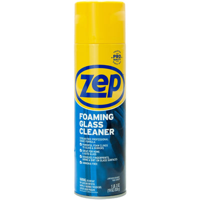 Zep Foaming Glass Cleaner, Black, ZPEZUFGC19