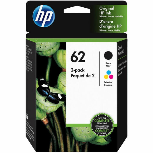 HP 62 (C2P06AN) Original Inkjet Ink Cartridge - Cyan, Magenta, Yellow - 1 Each