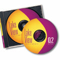 Avery Clear CD/DVD Inkjet Matte Labels, Matte White, 100 / Pack, AVE8691
