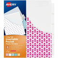 Avery Big Tab Insertable Plastic Pocket Dividers, Multicolor, 1 Carton, AVE07708