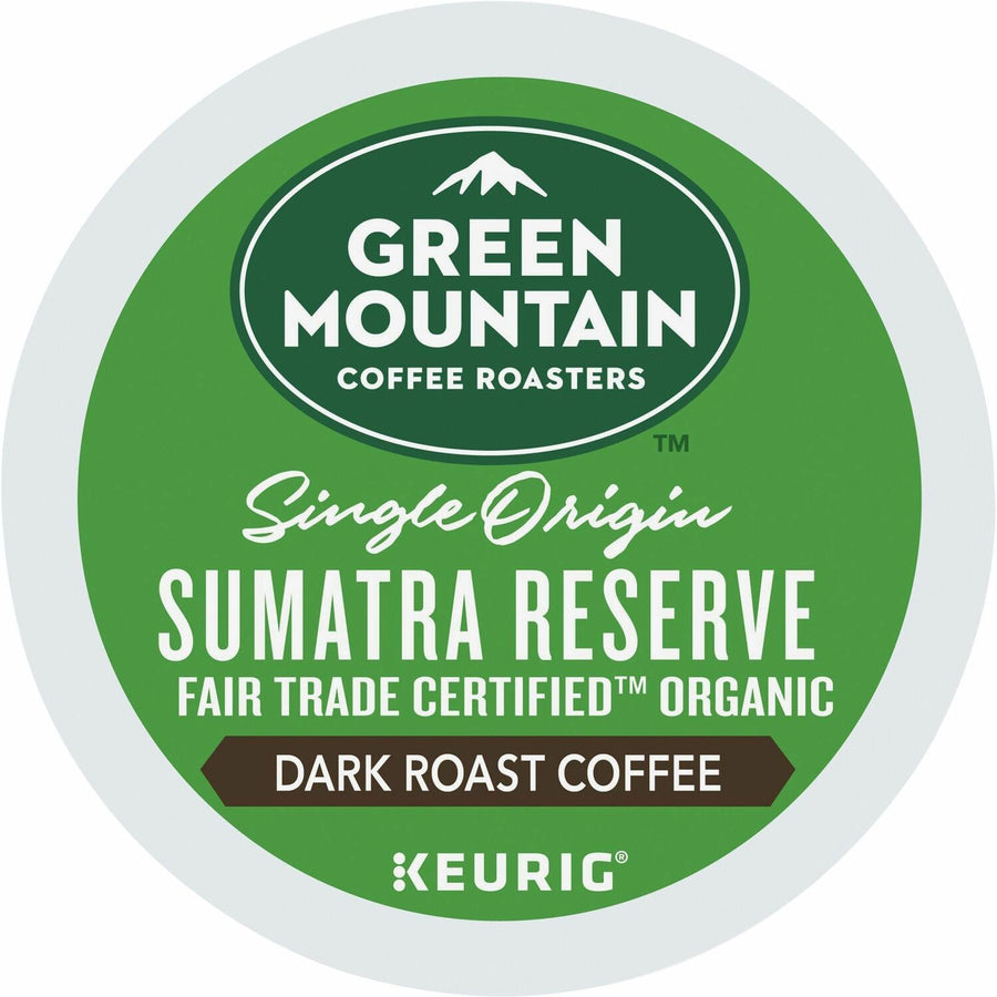 Keurig Dr Pepper Green Mountain Coffee Roasters K-Cup Sumatran Reserve Extra Bold, 4 / Carton — view 1