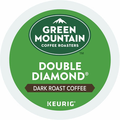 Keurig Dr Pepper Green Mountain Coffee Roasters K-Cup Double Diamond Coffee, 4 / Carton, GMT4066CT