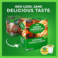 Keurig Dr Pepper . Green Mountain Coffee Roasters K-Cup Caramel Vanilla Cream Coffee, 4 / Carton, GMT6700CT