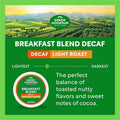 Keurig Dr Pepper . Green Mountain Coffee Roasters K-Cup Breakfast Blend Decaf Coffee, 4 / Carton, GMT7522CT