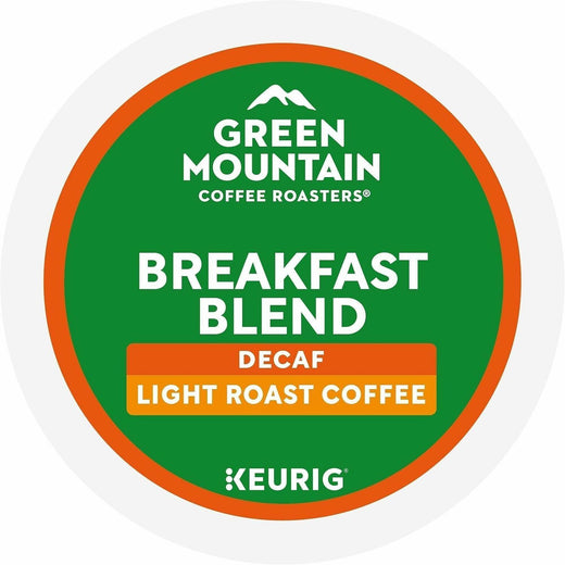 Green Mountain Coffee Roasters® K-Cup Breakfast Blend Decaf Coffee, 1 Carton