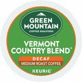 Keurig Dr Pepper . Green Mountain Coffee Roasters K-Cup Vermont Country Blend Decaf Coffee, 4 / Carton, GMT7602CT
