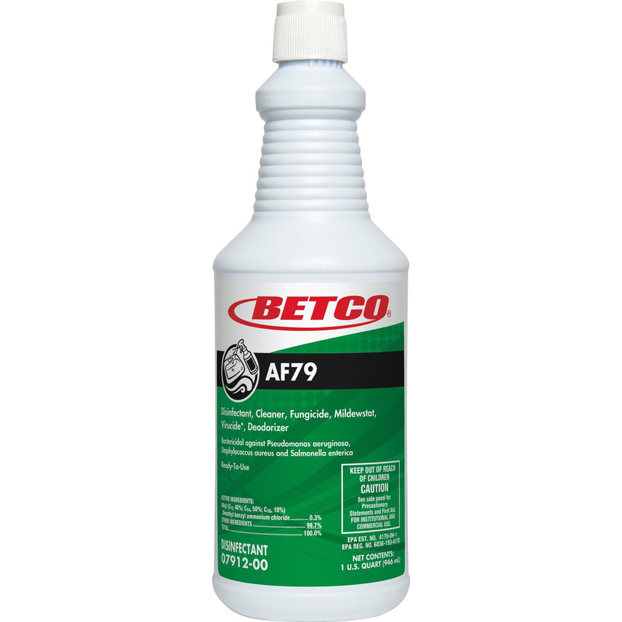 Betco AF79 Acid-Free Restroom Cleaner, Clear Blue, 12EA/CT — view 1