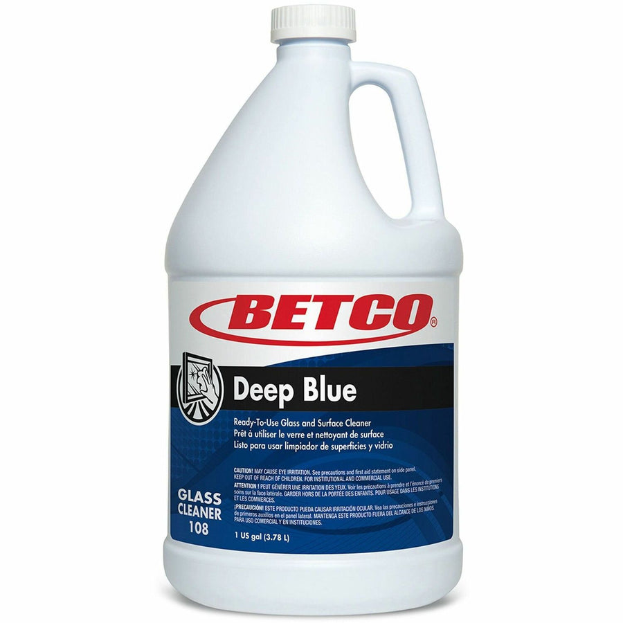 Betco Deep Blue Glass & Surface Cleaner, 4 / Carton — view 1