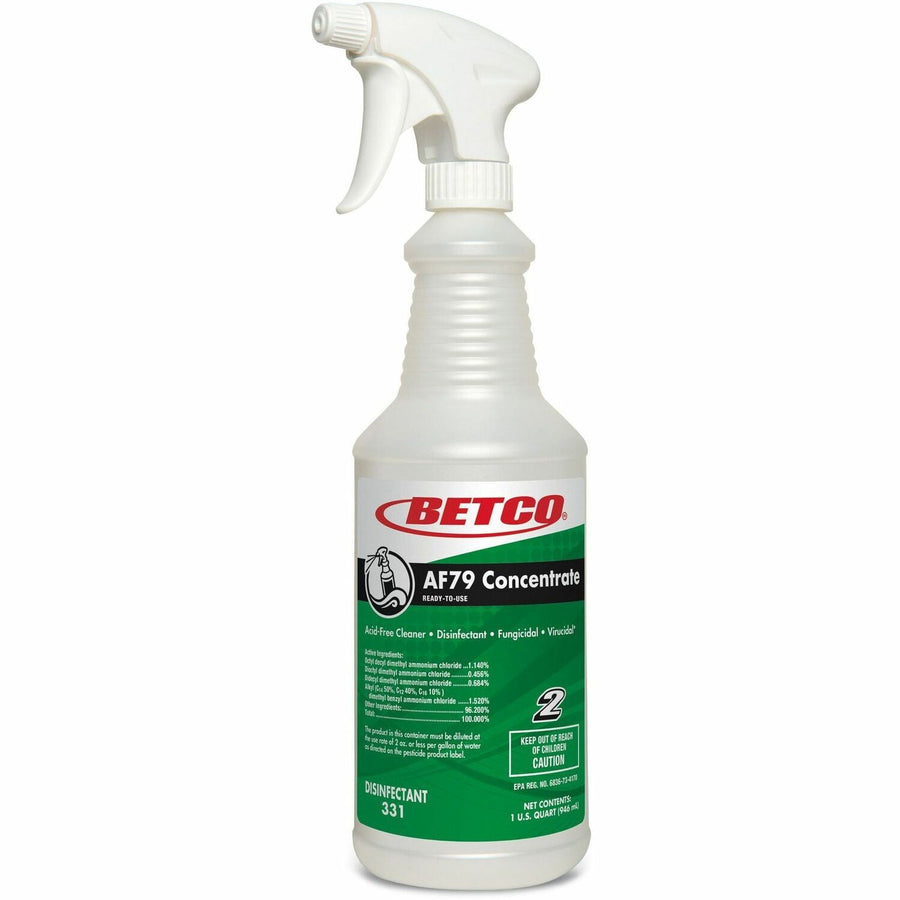Betco Green Earth AF79 Disinfectant Empty Spray Bottle, 12 / Carton, BET3313200