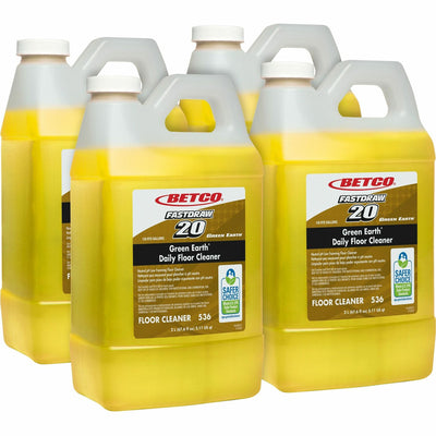 Betco Green Earth Daily Floor Cleaner, Yellow, 4 / Carton — view 1