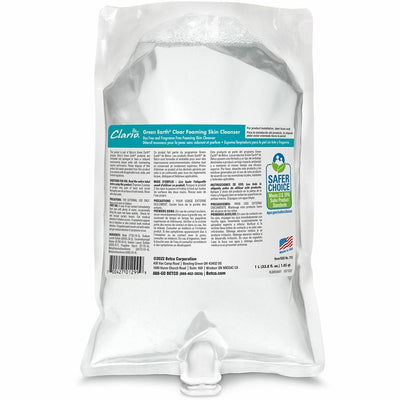 Betco Clario Green Earth Clear Foaming Skin Cleanser Refills, 6 / Carton, BET7152900