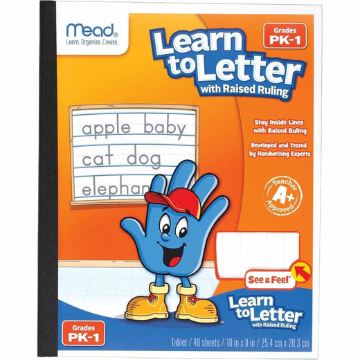 Mead Learn To Letter Writing Book Printed Book, 1 Each