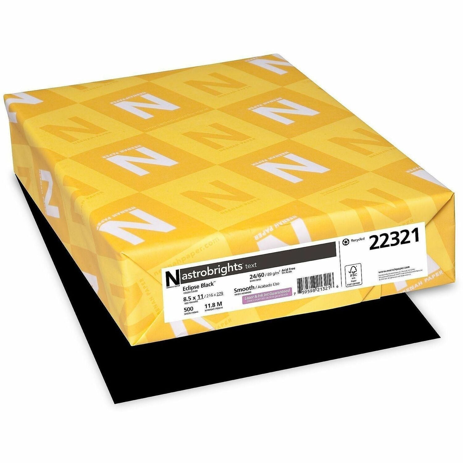 Neenah Color Paper - Black, 1 RM