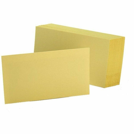Oxford Colored Blank Index Cards, 1 Pack