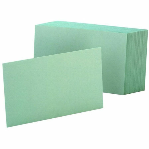Oxford Colored Blank Index Cards, 1 Pack