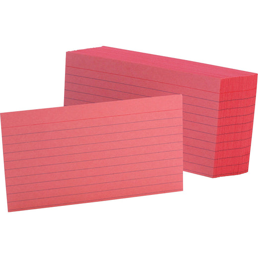 Oxford Colored Ruled Index Cards, 1 Pack