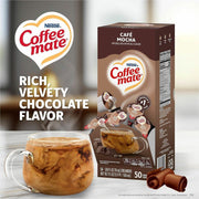 Coffee mate Caf&eacute; Mocha Nondairy Liquid Creamer Singles, 1 Box