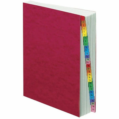 TOPS Pendaflex PressGuard Expandable 1-31 Index Desk File, Multicolor, 8.50" Width x 11" Length, 5EA/BX 5BX/CT — view 1